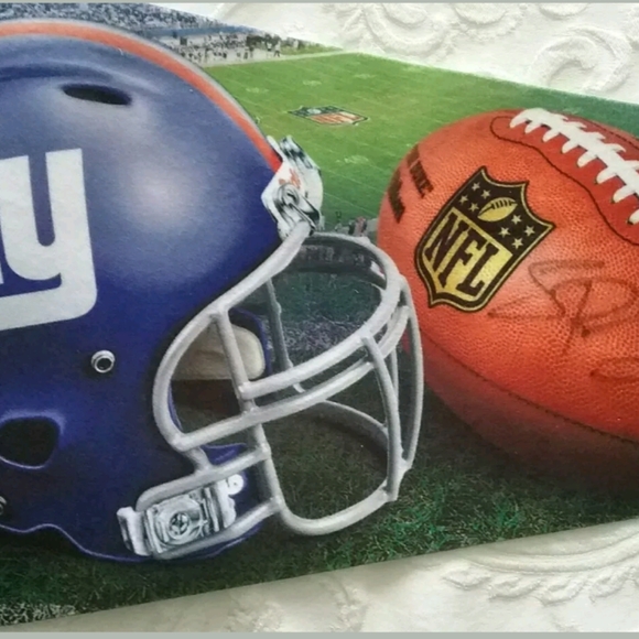 Rashad  Jennings,  NY GIANTS, autographed  banner - Picture 2 of 4